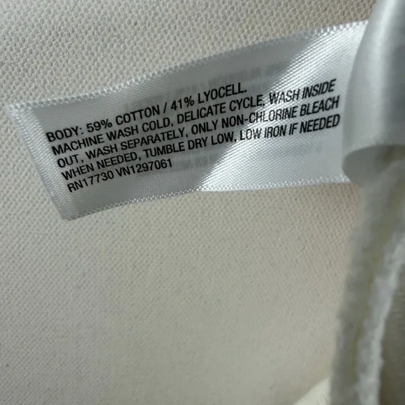 Women's Denim Shortalls - Universal Thread™ White  - 4, 6, & 8 - Picture 8 of 16